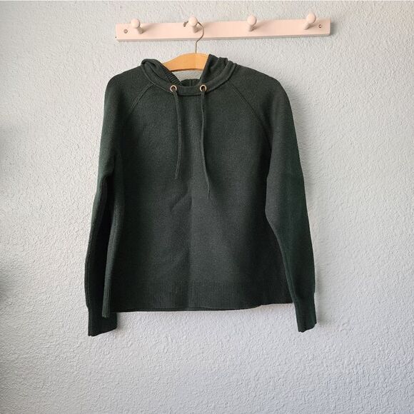 Moth sweater viscose blend sweatshirt style with hoodie - Picture 2 of 13